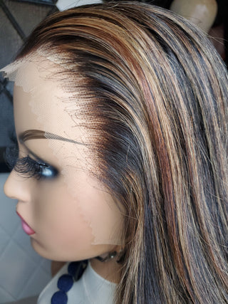 13x6 Pre-made Lace Front 24" Wig