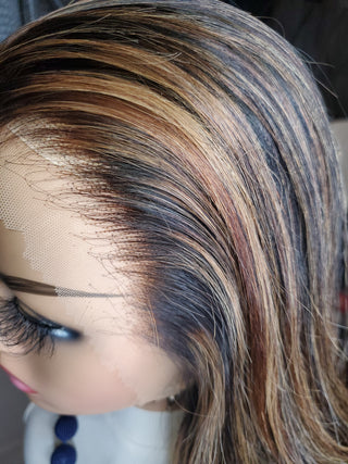13x6 Pre-made Lace Front 24" Wig