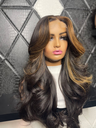 24" 5x5 High Density Premade Closure Wig (Ships Next Day)