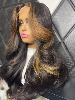 24" 5x5 High Density Premade Closure Wig (Ships Next Day)